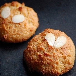 Almond, Cornmeal, Yogurt Cookies