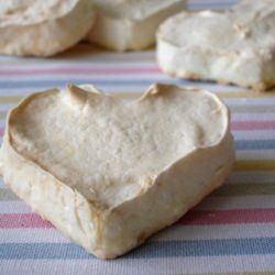 Rose Water Meringue Hearts