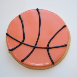 Basketball Sugar Cookies