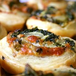 Spinach Cheese Swirls
