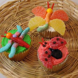 Spring Bug Cupcakes
