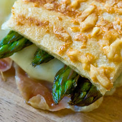 Asparagus & Prosciutto Panini