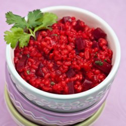 Barley and Beet Risotto