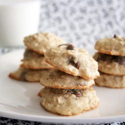 Banana Chocolate Chip Cookies
