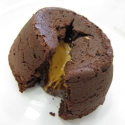 Chocolate Peanut Butter Molten Cake