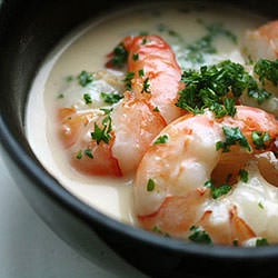 Garlic Shrimp in Coconut Milk