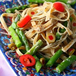 Pasta w/ Creamy Tahini-Sumac Sauce