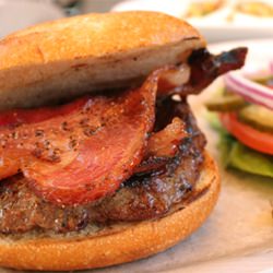 Bacon Burger- Pickles, San Francisco