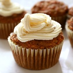 Eggless Carrot Cupcakes