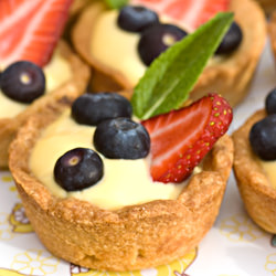 Custard and Fruit Tartlets