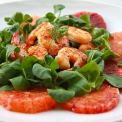 Blood Orange With Mâche Rosettes