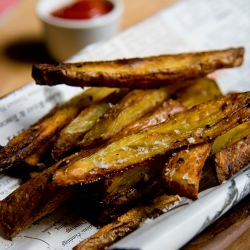 Homemade Paprika Roast Potato Chips