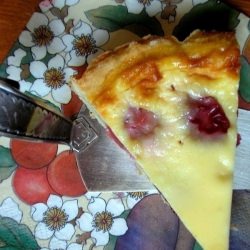 Plum Cake with Sour Cream Topping