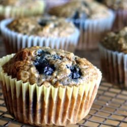 Oatmeal-Blueberry Muffins