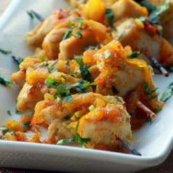 Pineapple Curry Glazed Chicken