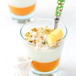 Mango & Buttermilk Panna Cottas