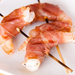 Grilled Prosciutto-wrapped Shrimp