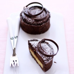 Chocolate and Meyer Lemon Tart