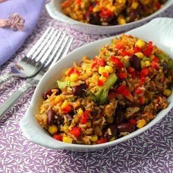 Cajun Brown Rice