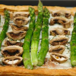 Asparagus and Mushroom Tart