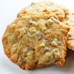 Salted Choc Chip & Almond Cookies