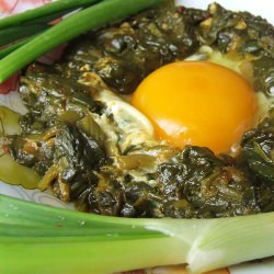 Spinach with Egg