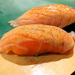 Torched Salmon Nigiri