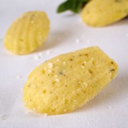 Basil and Parmesan Madeleines