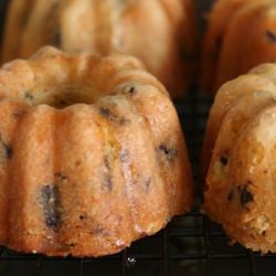 Mini Orange Chocolate Chunk Cakes
