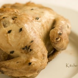 Thyme Braised Cornish Game Hen