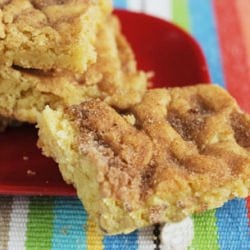 Snickerdoodle Cookie Bars