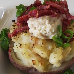 Colcannon Stuffed Twice Baked Tater