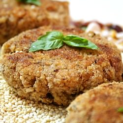 Baked Quinoa & 15 Beans Croquette