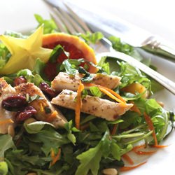 Cherry Orange Arugula Salad