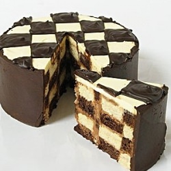 Checkerboard Cake from Black Hound