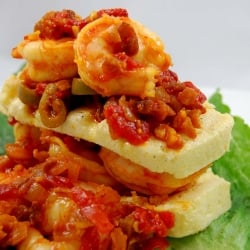 Saucy Polenta Stack
