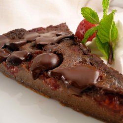 Chocolate Raspberry Clafoutis