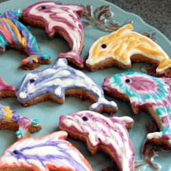 Coconut Shortbread Marine Life