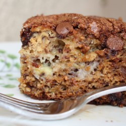 PB & Chocolate Chip Banana Cake