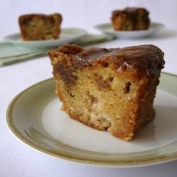 Apple Cake with Toffee Crust