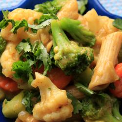 Curried Pasta and Vegetables