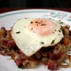 Corned Beef Hash with Fried Egg