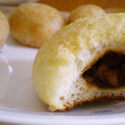 Pork Bun with Butter & Sugar Top