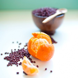 Red Bean Soup with Mandarin Peel