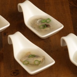 Sake Oyster Shooters