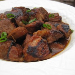 Filipino Pork Adobo, “BBQ” Style
