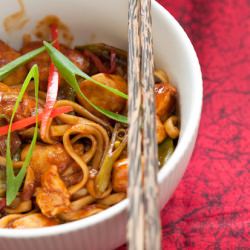 Sticky Lemon and Chilli Noodles