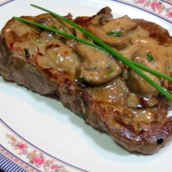 Steak Diane Flambe