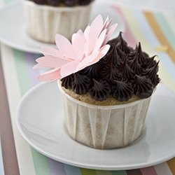 Pound Cakes w/ Chocolate Frosting