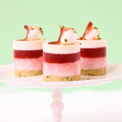 Rhubarb Petits Gateaux